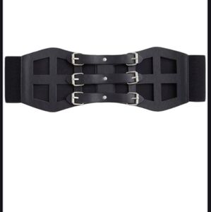 Torrid black buckle belt